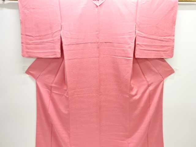 抽象模様織り出し色無地着物